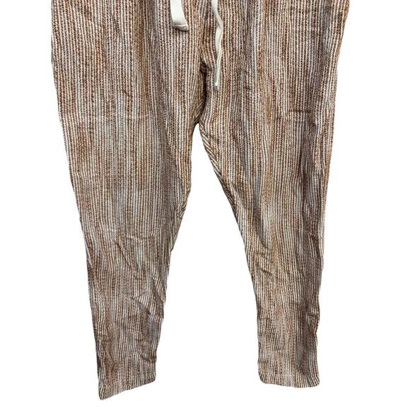 Free People Womens Light at Sunrise Cotton Knit Cropped Pants SZ 4 - Picture 6 of 9